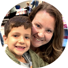 Real ZORYVE 0.05% patient Ben and his mother