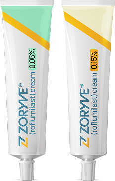 ZORYVE® (roflumilast) cream 0.05% and 0.15%